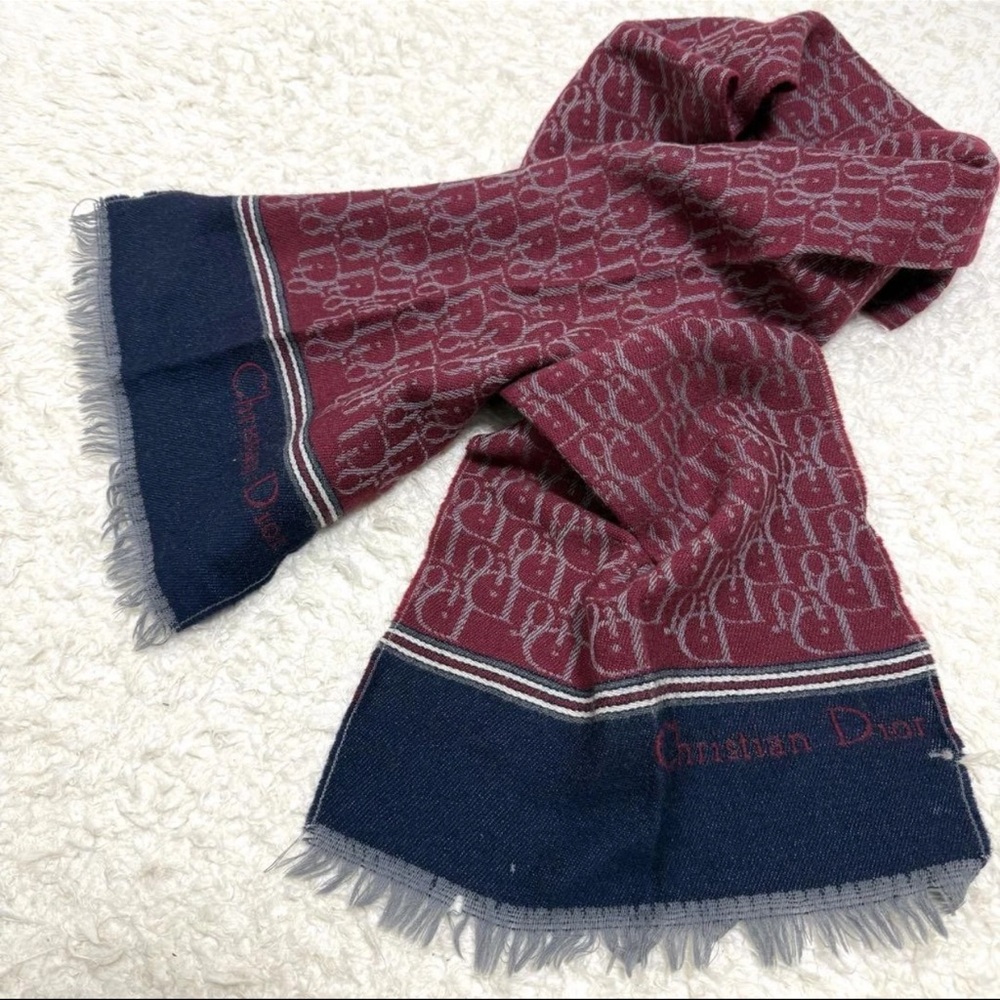 Christian Dior 100% Meringwool scarf